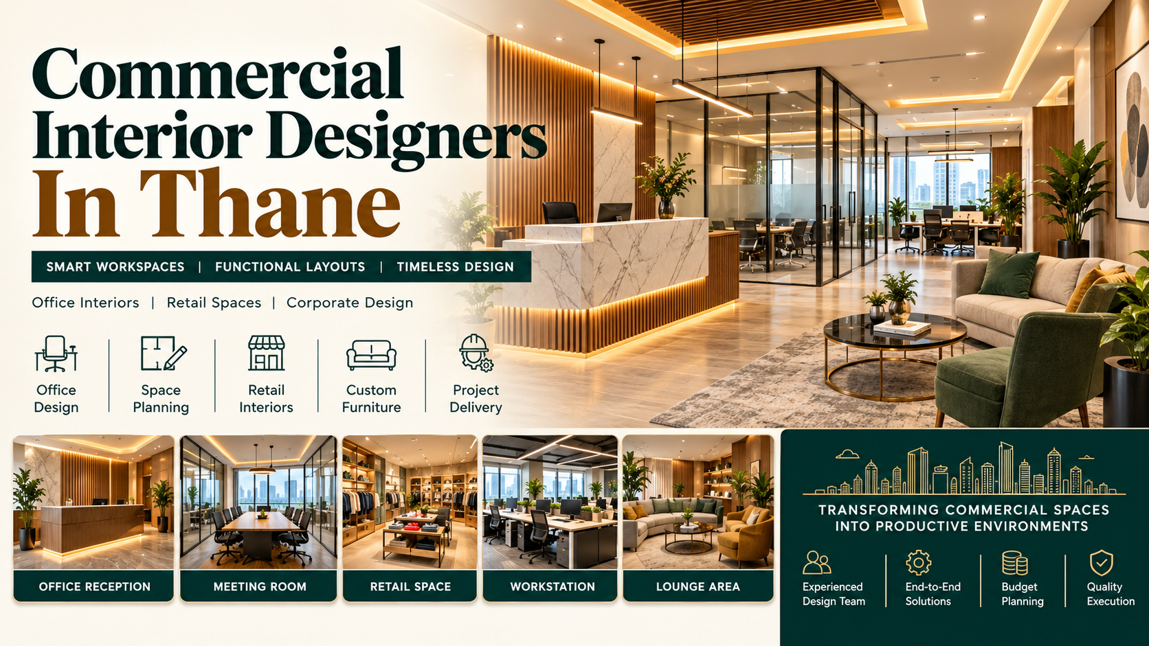 Commercial Interior Designers In Thane